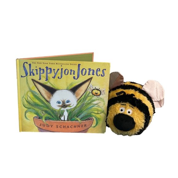 Kohls Cares Judy Schachner Skippyjon Jones Hard Cover Book and Bumble Bee Buzzit - Picture 1 of 9